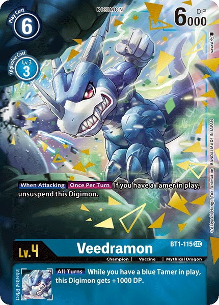 Veedramon [BT1-115] (Alternate Art) [Release Special Booster Ver.1.0] | Enigma On Main