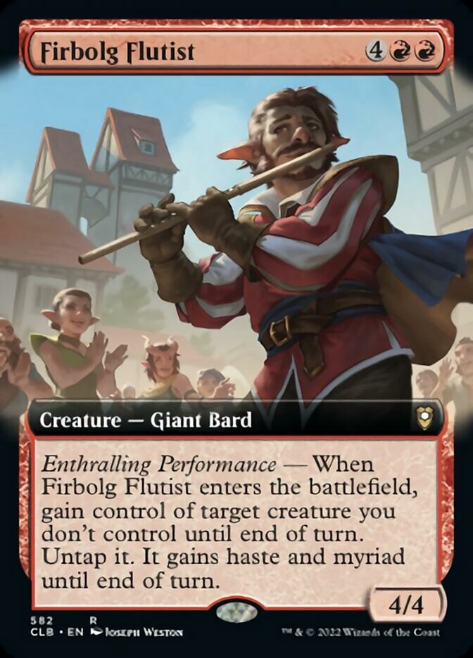 Firbolg Flutist (Extended Art) [Commander Legends: Battle for Baldur's Gate] | Enigma On Main