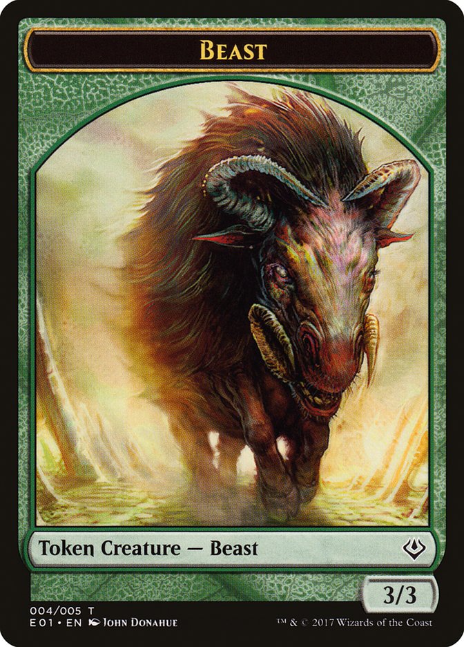 Beast (004/005) [Archenemy: Nicol Bolas Tokens] | Enigma On Main