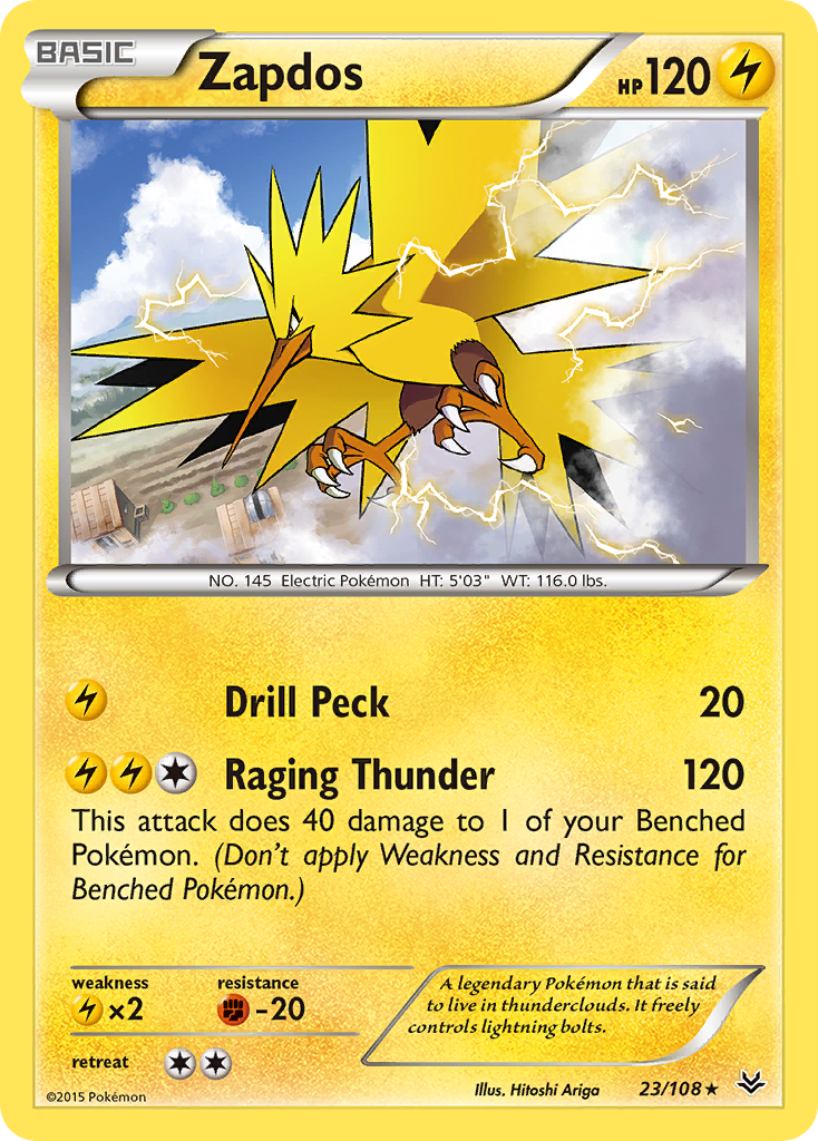 Zapdos (23/108) [XY: Roaring Skies] | Enigma On Main