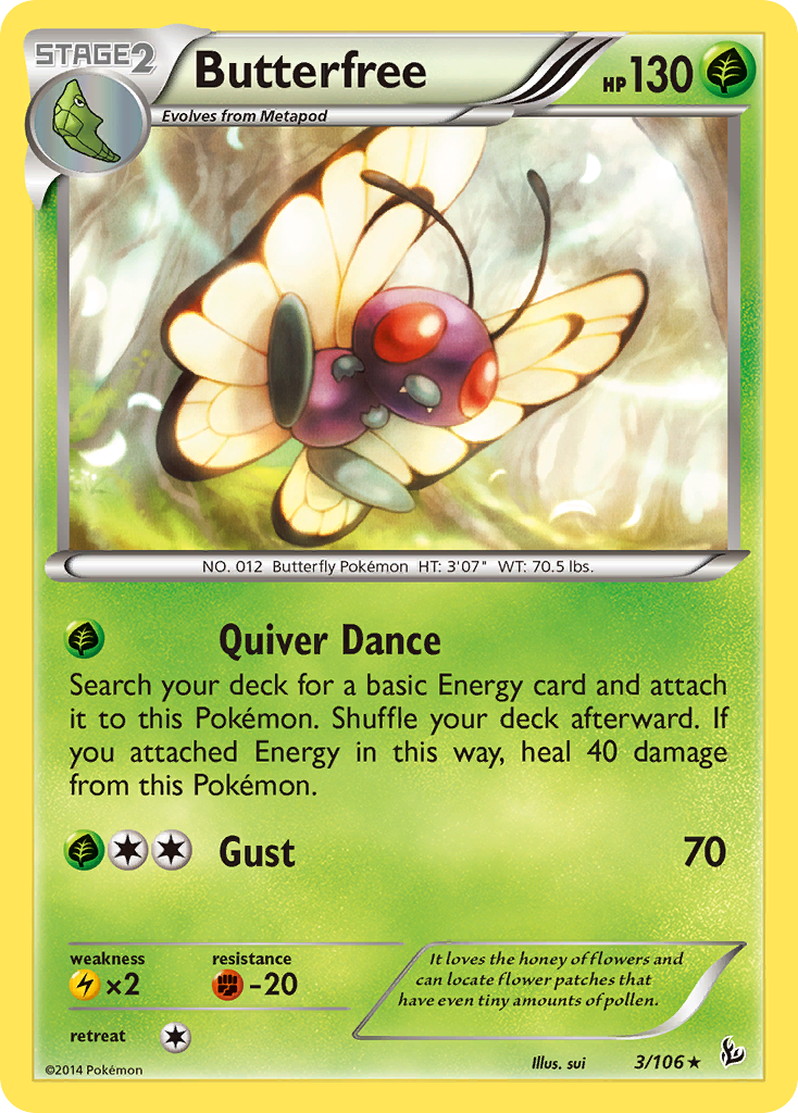 Butterfree (3/106) [XY: Flashfire] | Enigma On Main