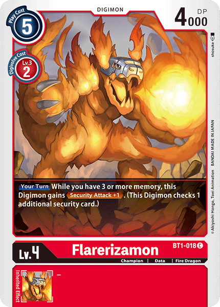 Flarerizamon [BT1-018] [Release Special Booster Ver.1.0] | Enigma On Main