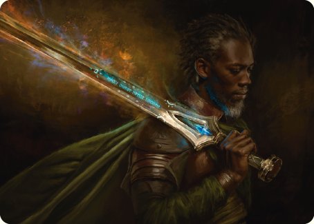 Anduril, Flame of the West Art Card [The Lord of the Rings: Tales of Middle-earth Art Series] | Enigma On Main