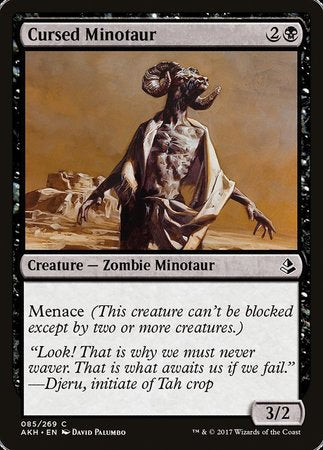 Cursed Minotaur [Amonkhet] | Enigma On Main