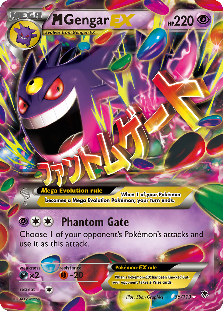 M Gengar EX (35/119) [XY: Phantom Forces] | Enigma On Main