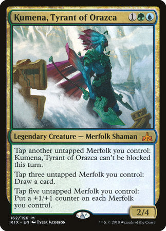 Kumena, Tyrant of Orazca [Rivals of Ixalan] | Enigma On Main