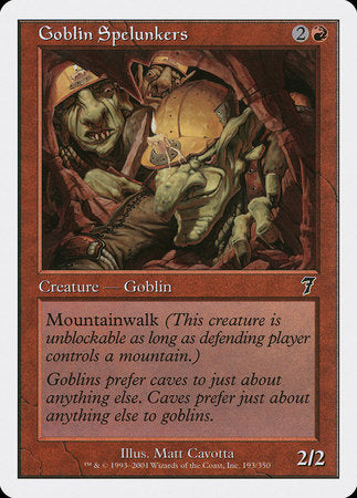 Goblin Spelunkers [Seventh Edition] | Enigma On Main