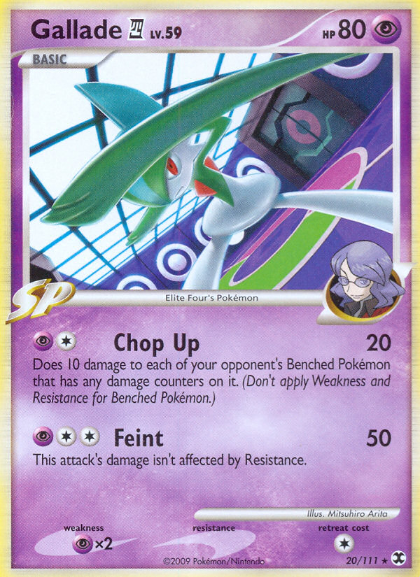 Gallade (20/111) [Platinum: Rising Rivals] | Enigma On Main