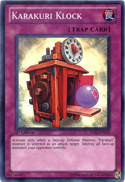 Karakuri Klock [STBL-EN072] Super Rare | Enigma On Main