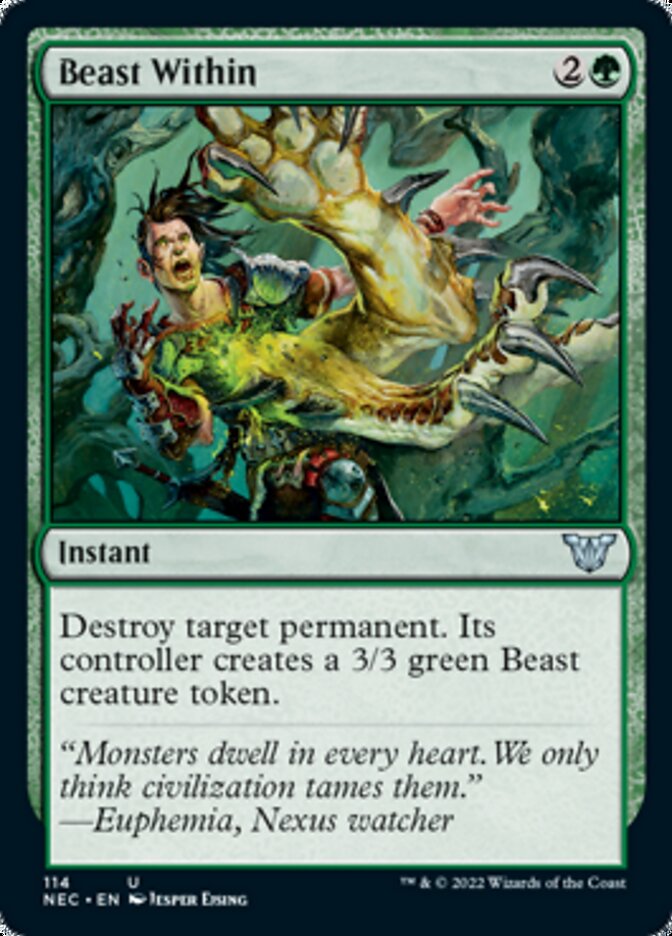 Beast Within [Kamigawa: Neon Dynasty Commander] | Enigma On Main