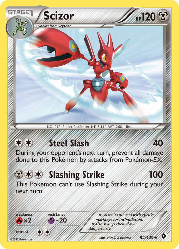 Scizor (94/149) [Black & White: Boundaries Crossed] | Enigma On Main