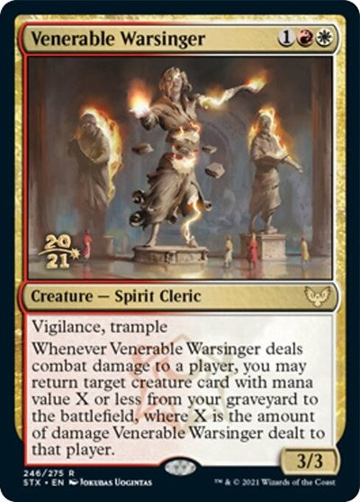 Venerable Warsinger [Strixhaven: School of Mages Prerelease Promos] | Enigma On Main