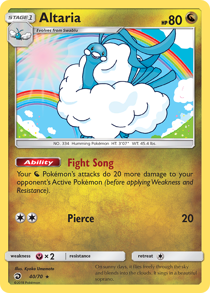 Altaria (40/70) [Sun & Moon: Dragon Majesty] | Enigma On Main