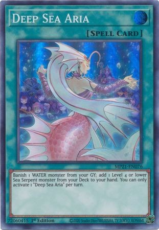 Deep Sea Aria [MP21-EN076] Super Rare | Enigma On Main