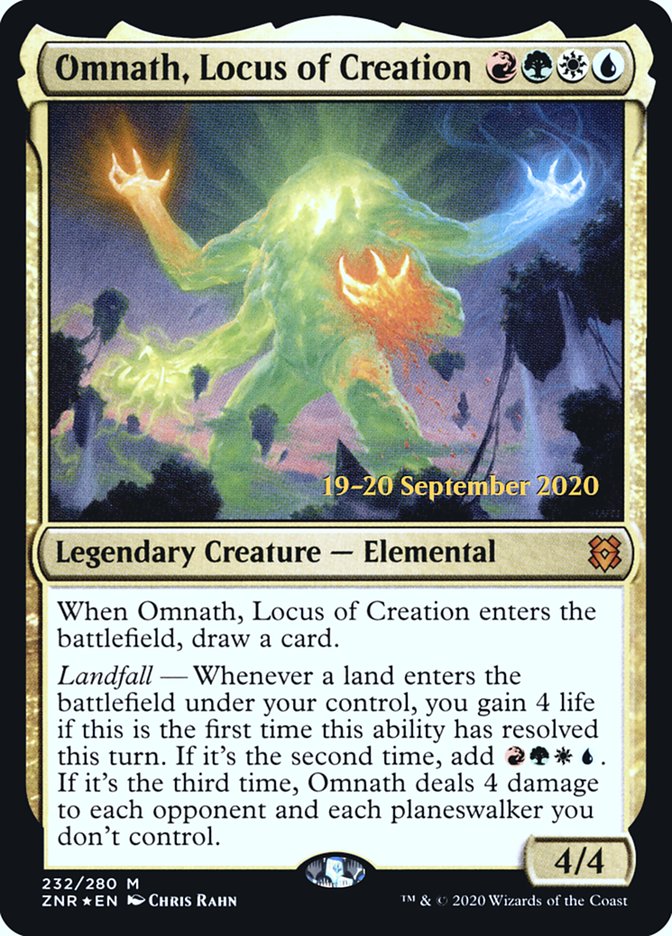 Omnath, Locus of Creation  [Zendikar Rising Prerelease Promos] | Enigma On Main