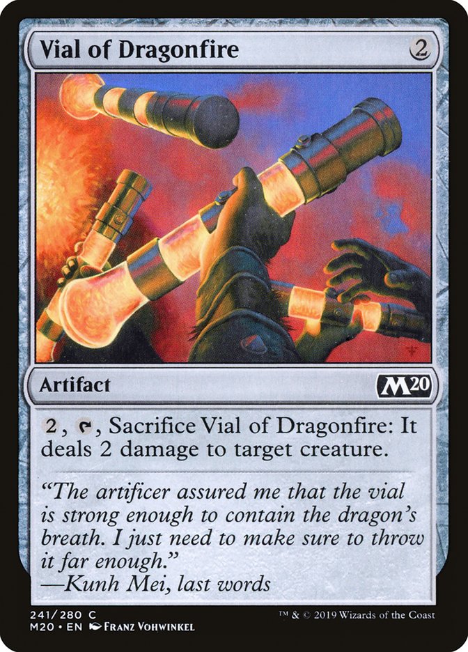 Vial of Dragonfire [Core Set 2020] | Enigma On Main