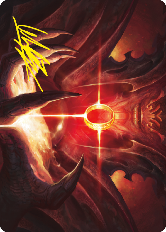 Sol Ring Art Card (Gold-Stamped Signature) [The Lord of the Rings: Tales of Middle-earth Art Series] | Enigma On Main