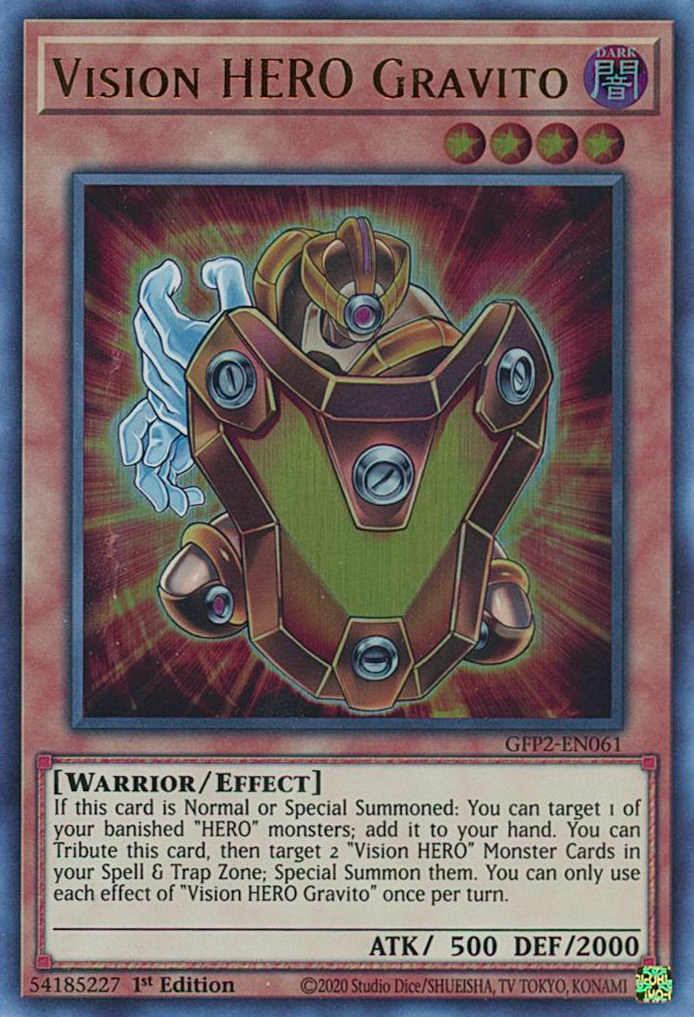 Vision HERO Gravito [GFP2-EN061] Ultra Rare | Enigma On Main