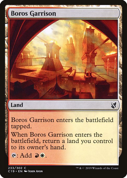 Boros Garrison [Commander 2019] | Enigma On Main