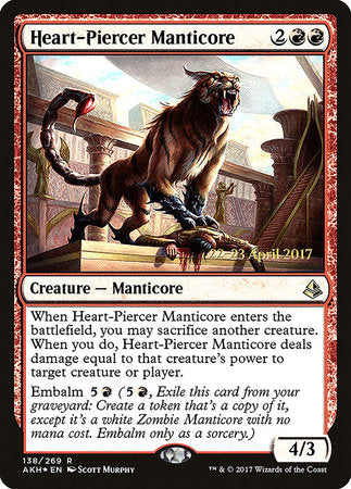 Heart-Piercer Manticore [Amonkhet Promos] | Enigma On Main