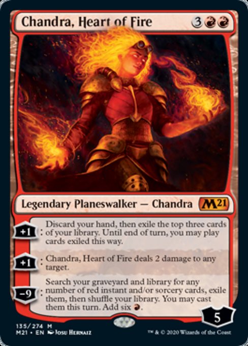 Chandra, Heart of Fire [Core Set 2021] | Enigma On Main