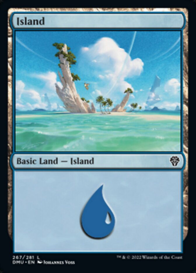 Island (267) [Dominaria United] | Enigma On Main