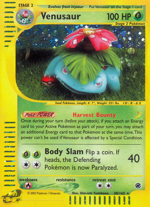 Venusaur (30/165) [Expedition: Base Set] | Enigma On Main