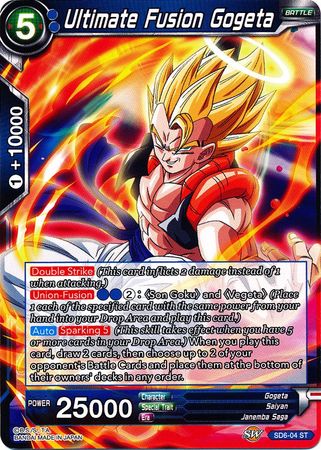 Ultimate Fusion Gogeta (Starter Deck - Resurrected Fusion) (SD6-04) [Miraculous Revival] | Enigma On Main