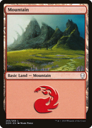 Mountain (265) [Dominaria] | Enigma On Main