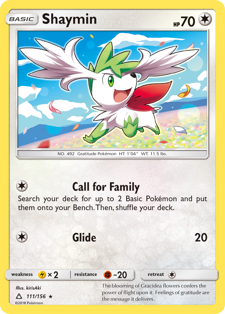 Shaymin (111/156) [Sun & Moon: Ultra Prism] | Enigma On Main