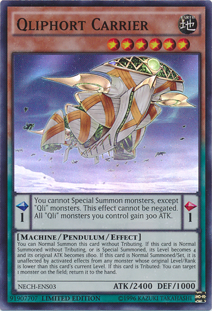 Qliphort Carrier (SE) [NECH-ENS03] Super Rare | Enigma On Main
