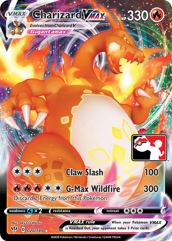 Charizard VMAX (020/189) [Prize Pack Series One] | Enigma On Main