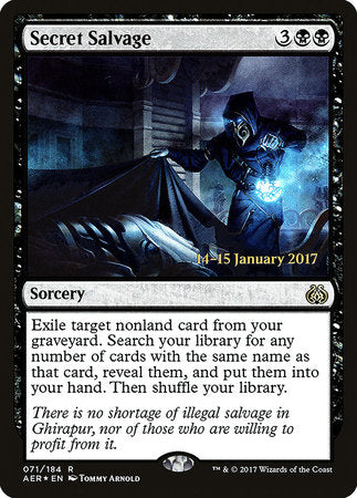 Secret Salvage [Aether Revolt Promos] | Enigma On Main