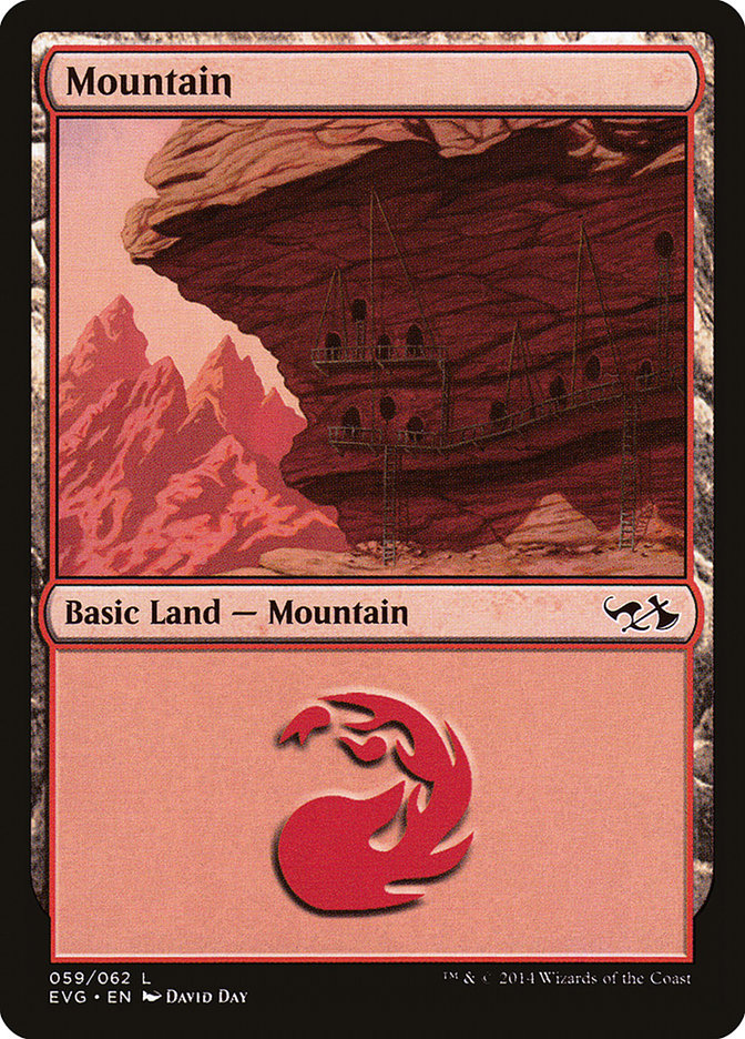 Mountain (59) (Elves vs. Goblins) [Duel Decks Anthology] | Enigma On Main