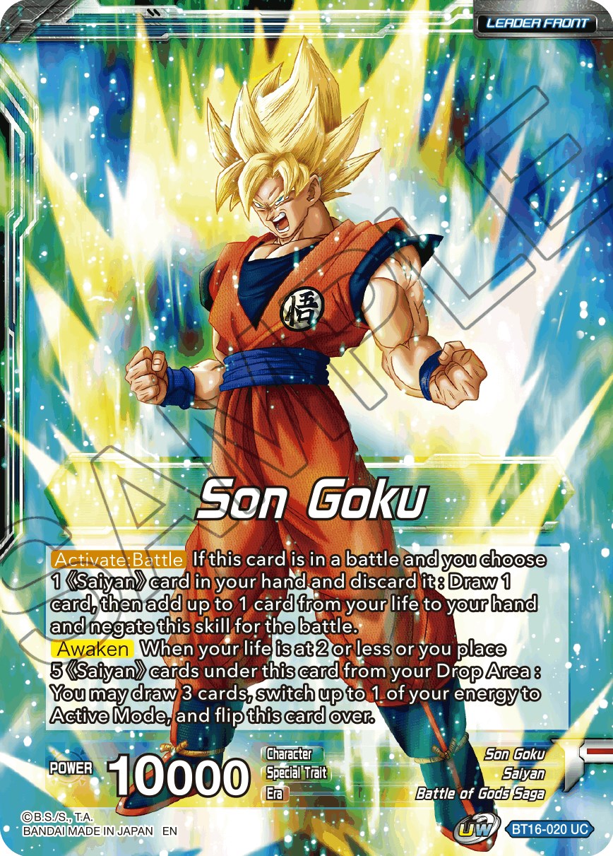 Son Goku // SSG Son Goku, Crimson Warrior (BT16-020) [Realm of the Gods Prerelease Promos] | Enigma On Main