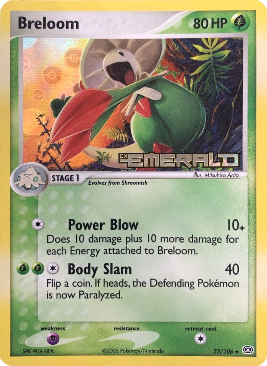 Breloom (22/106) (Stamped) [EX: Emerald] | Enigma On Main