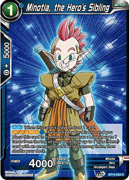 Minotia, the Hero's Sibling (BT14-053) [Cross Spirits] | Enigma On Main