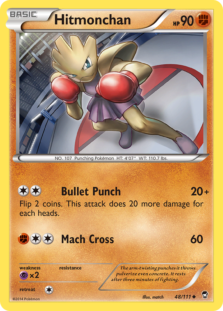 Hitmonchan (48/111) [XY: Furious Fists] | Enigma On Main