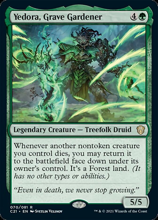 Yedora, Grave Gardener [Commander 2021] | Enigma On Main