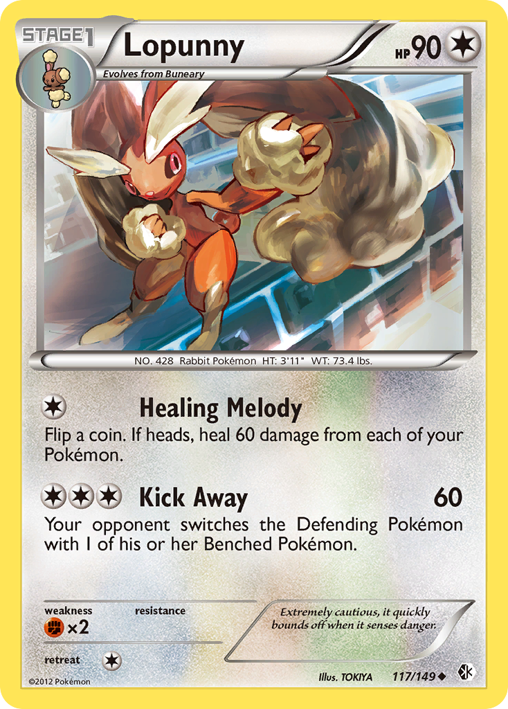 Lopunny (117/149) [Black & White: Boundaries Crossed] | Enigma On Main