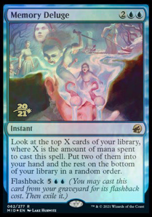 Memory Deluge [Innistrad: Midnight Hunt Prerelease Promos] | Enigma On Main