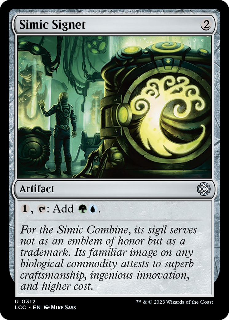 Simic Signet [The Lost Caverns of Ixalan Commander] | Enigma On Main