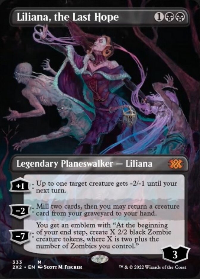 Liliana, the Last Hope (Borderless) [Double Masters 2022] | Enigma On Main