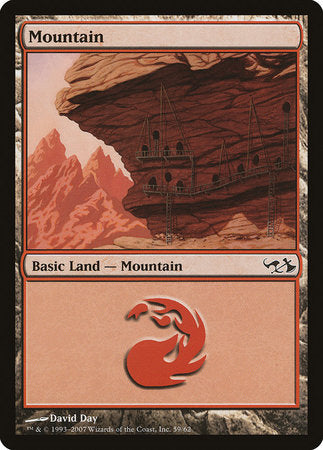 Mountain (59) [Duel Decks: Elves vs. Goblins] | Enigma On Main