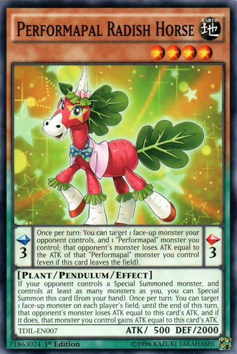 Performapal Radish Horse [TDIL-EN007] Common | Enigma On Main