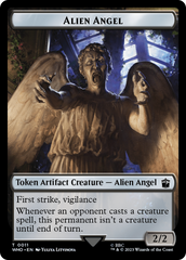 Alien Angel // Mark of the Rani Double-Sided Token [Doctor Who Tokens] | Enigma On Main