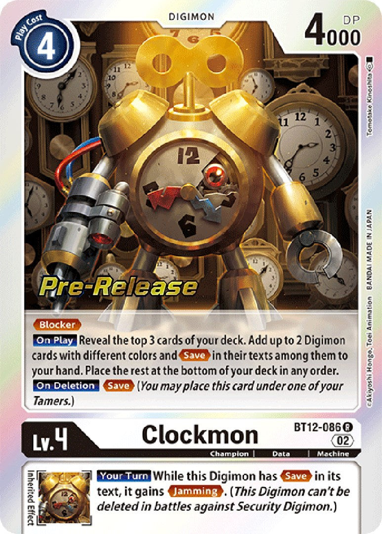 Clockmon [BT12-086] [Across Time Pre-Release Cards] | Enigma On Main