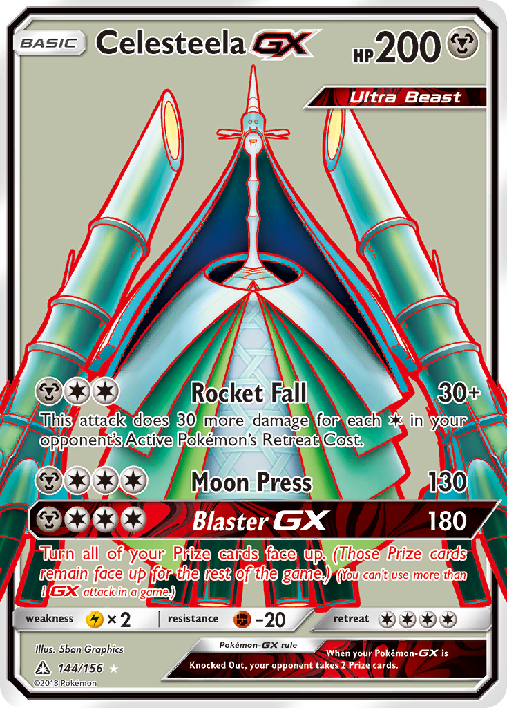 Celesteela GX (144/156) [Sun & Moon: Ultra Prism] | Enigma On Main