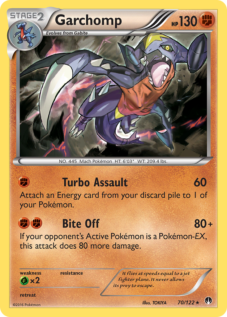 Garchomp (70/122) [XY: BREAKpoint] | Enigma On Main