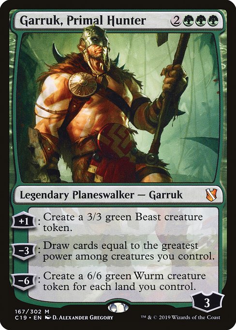 Garruk, Primal Hunter [Commander 2019] | Enigma On Main